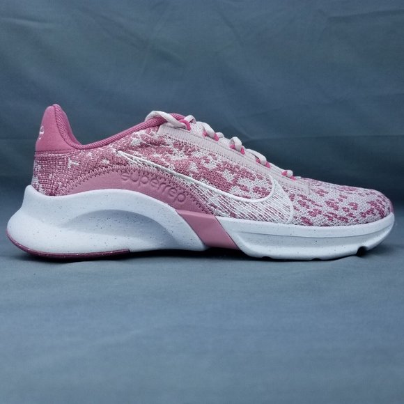 Nike Superrep Go 3 Flyknit Woman's Running Shoes DH3393 600 Pink Sizes 7.5-9